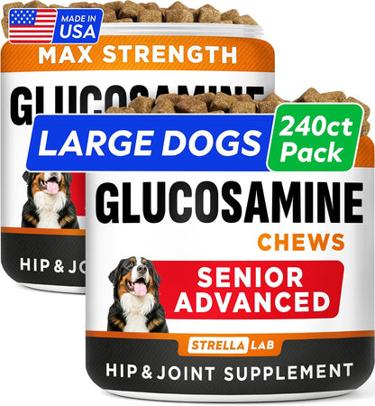 Advanced Glucosamine for Senior Dogs, Chondroitin Joint Support