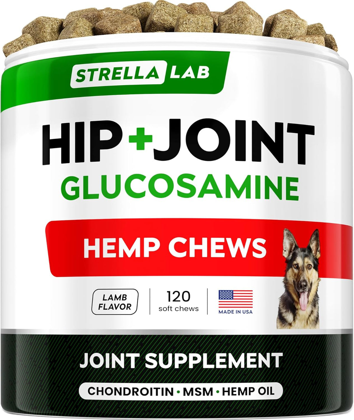 Advanced Glucosamine for Senior Dogs, Chondroitin Joint Support