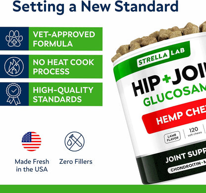 Advanced Glucosamine for Senior Dogs, Chondroitin Joint Support