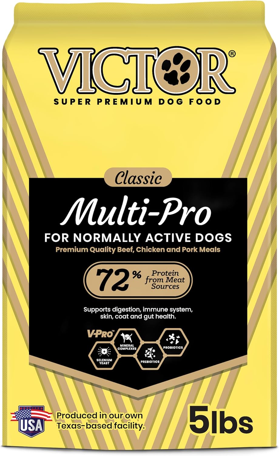 Multi-Pro Gluten Free Dry Dog Food - Beef, Chicken & Pork, 5 lb