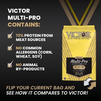 Multi-Pro Gluten Free Dry Dog Food - Beef, Chicken & Pork, 5 lb