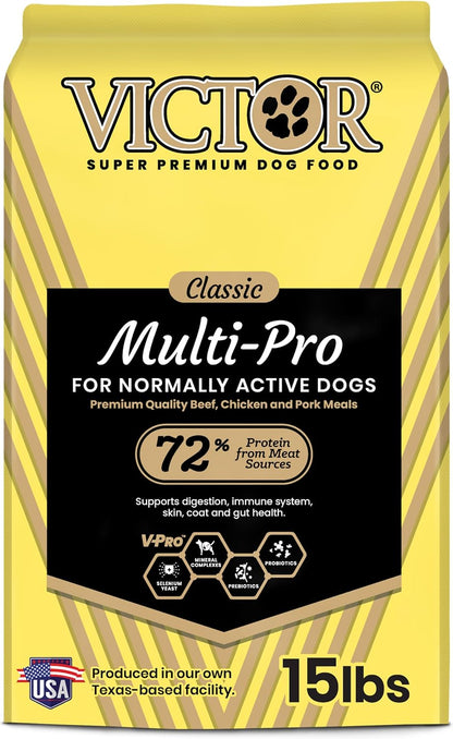 Multi-Pro Gluten Free Dry Dog Food - Beef, Chicken & Pork, 5 lb