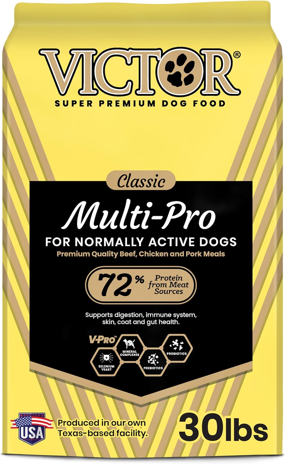 Multi-Pro Gluten Free Dry Dog Food - Beef, Chicken & Pork, 5 lb