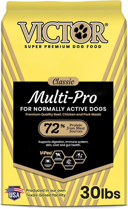 Multi-Pro Gluten Free Dry Dog Food - Beef, Chicken & Pork, 5 lb