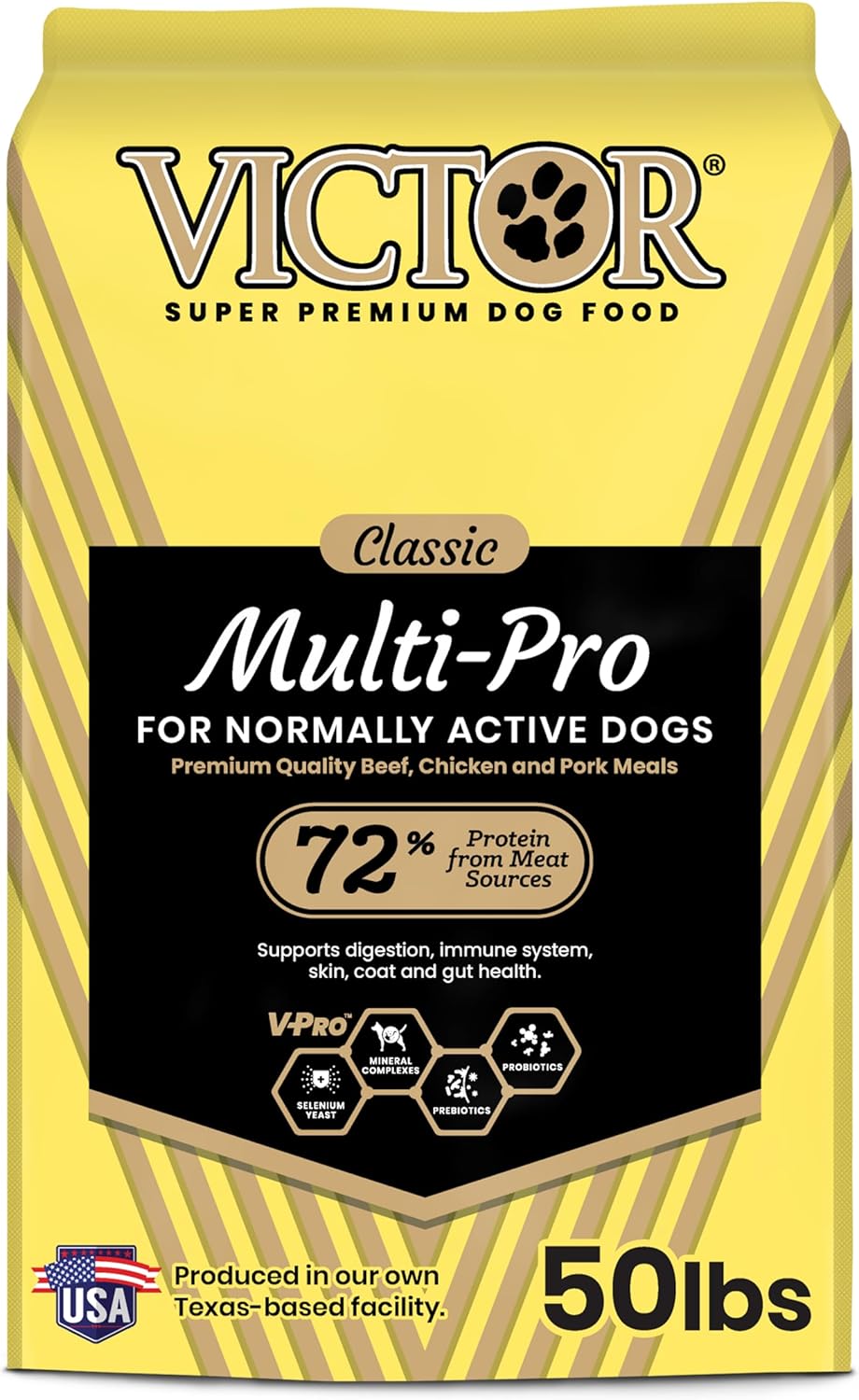 Multi-Pro Gluten Free Dry Dog Food - Beef, Chicken & Pork, 5 lb