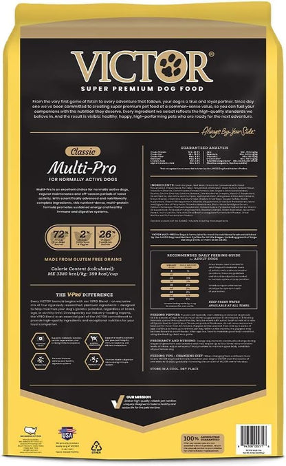 Multi-Pro Gluten Free Dry Dog Food - Beef, Chicken & Pork, 5 lb