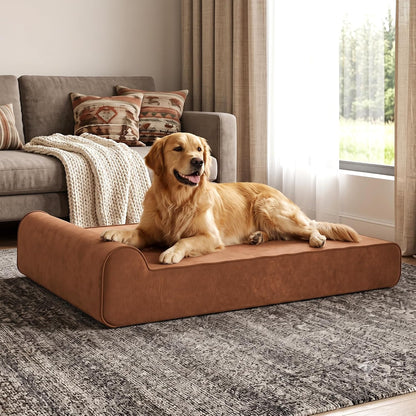 Orthopedic Dog Bed for Large Dog, Memory Foam Waterproof Dog beds
