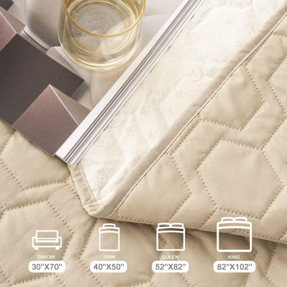 Waterproof Blanket Couch Cover for Dogs Non-Slip Pet Sofa Protector | Tcksstex Non-slip waterproof couch cover scratch resistant machine washable protects sofa bed car（52x82-Ivory）