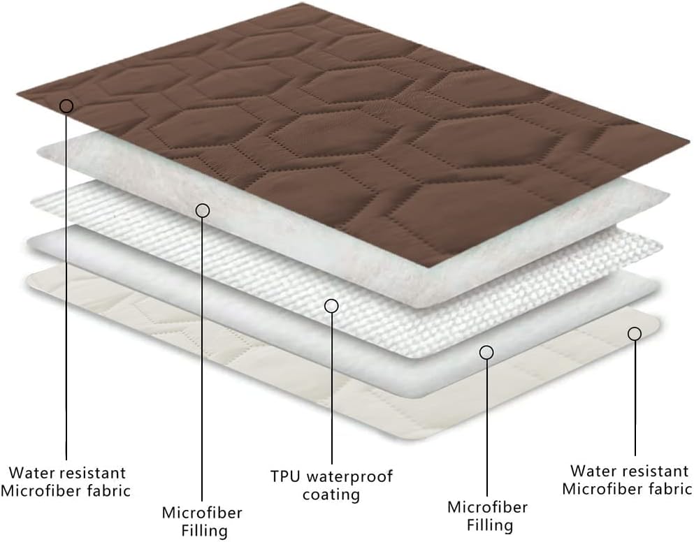 Waterproof Blanket Couch Cover for Dogs Non-Slip Pet Sofa Protector | Tcksstex Non-slip waterproof couch cover scratch resistant machine washable protects sofa bed car（52x82-Ivory）