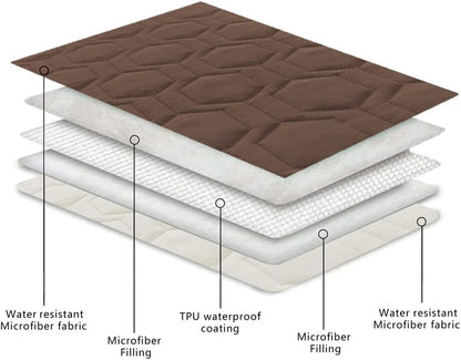 Waterproof Blanket Couch Cover for Dogs Non-Slip Pet Sofa Protector | Tcksstex Non-slip waterproof couch cover scratch resistant machine washable protects sofa bed car（52x82-Ivory）