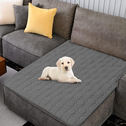 Waterproof Blanket Couch Cover for Dogs Non-Slip Pet Sofa Protector | Tcksstex Non-slip waterproof couch cover scratch resistant machine washable protects sofa bed car（52x82-Ivory）