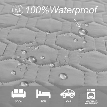 Waterproof Blanket Couch Cover for Dogs Non-Slip Pet Sofa Protector | Tcksstex Non-slip waterproof couch cover scratch resistant machine washable protects sofa bed car（52x82-Ivory）