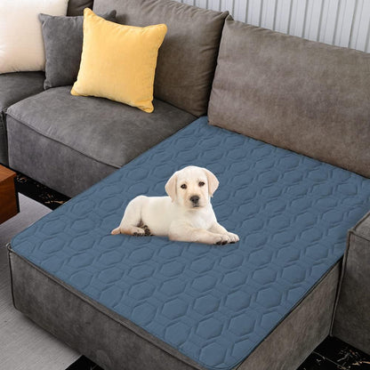 Waterproof Blanket Couch Cover for Dogs Non-Slip Pet Sofa Protector | Tcksstex Non-slip waterproof couch cover scratch resistant machine washable protects sofa bed car（52x82-Ivory）