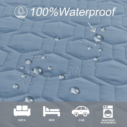 Waterproof Blanket Couch Cover for Dogs Non-Slip Pet Sofa Protector | Tcksstex Non-slip waterproof couch cover scratch resistant machine washable protects sofa bed car（52x82-Ivory）