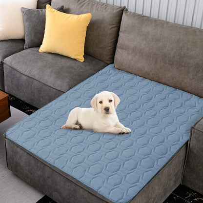 Waterproof Blanket Couch Cover for Dogs Non-Slip Pet Sofa Protector | Tcksstex Non-slip waterproof couch cover scratch resistant machine washable protects sofa bed car（52x82-Ivory）