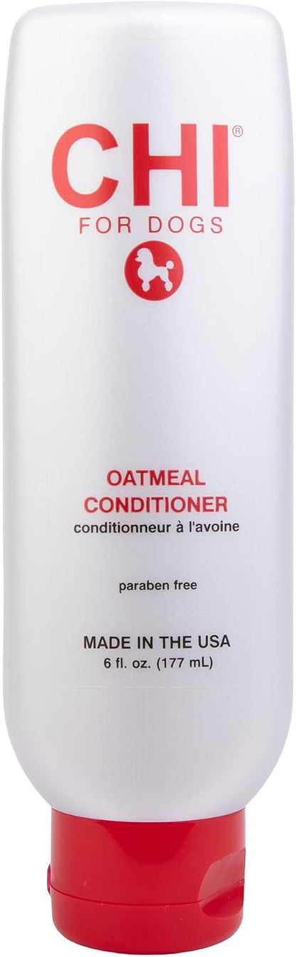CHI for Dogs Oatmeal Dog Shampoo, Gentle Formula, 16 Fl Oz Bottle