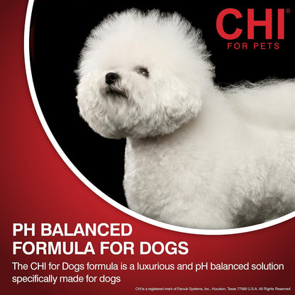 CHI for Dogs Oatmeal Dog Shampoo, Gentle Formula, 16 Fl Oz Bottle