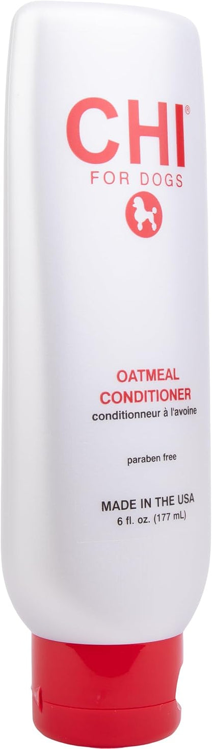 CHI for Dogs Oatmeal Dog Shampoo, Gentle Formula, 16 Fl Oz Bottle