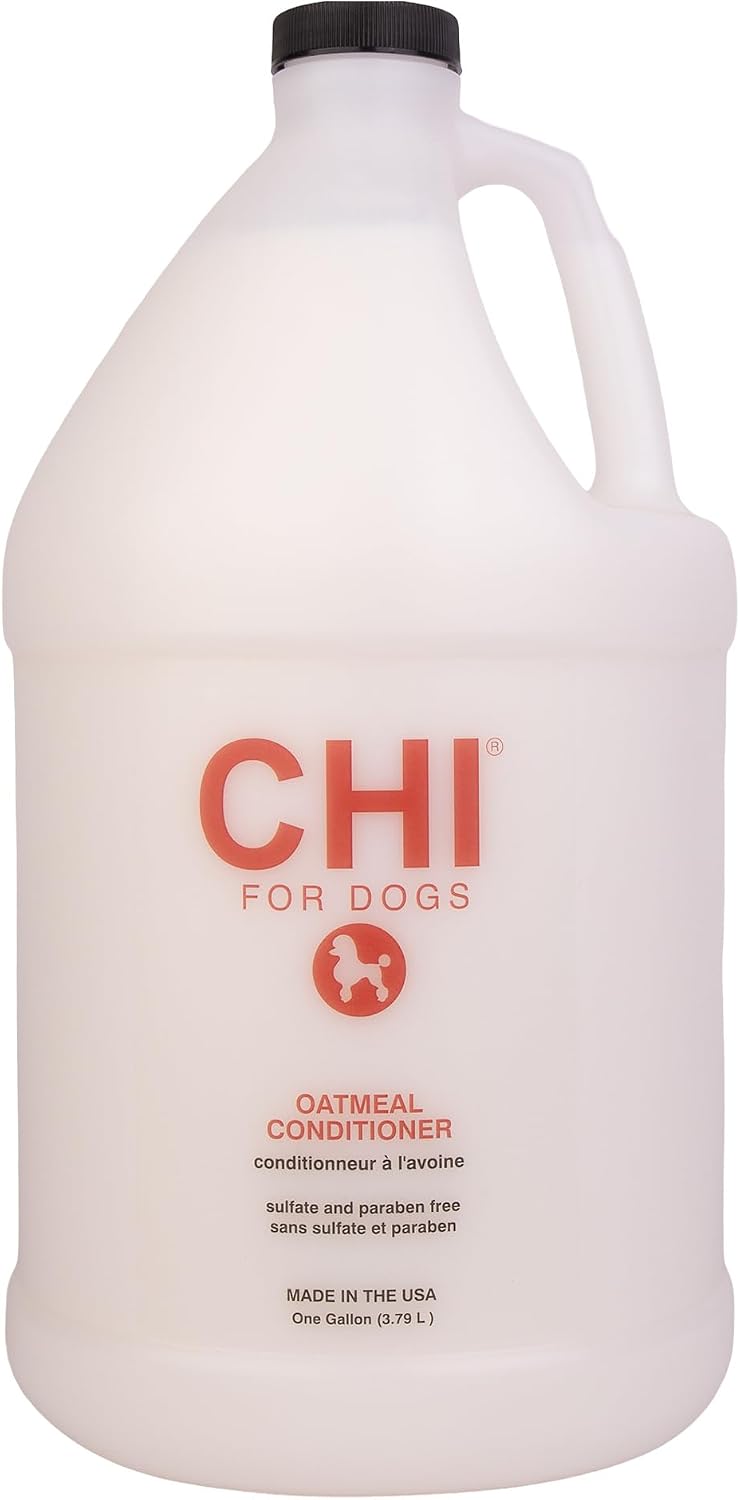 CHI for Dogs Oatmeal Dog Shampoo, Gentle Formula, 16 Fl Oz Bottle