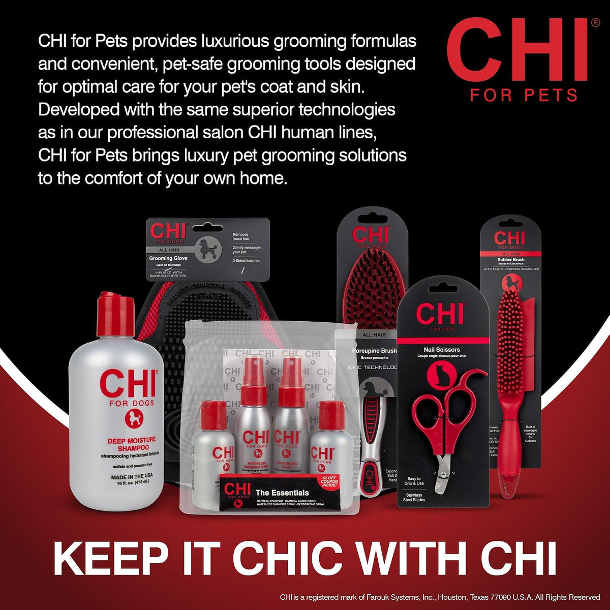 CHI for Dogs Oatmeal Dog Shampoo, Gentle Formula, 16 Fl Oz Bottle