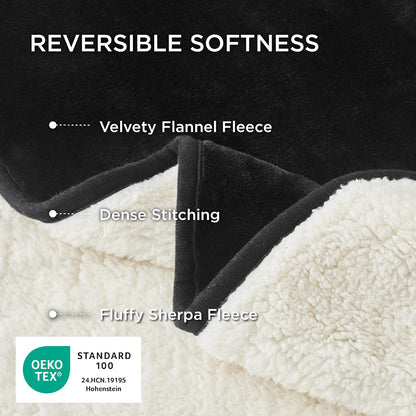 Waterproof Dog Blankets for Small Dogs Soft Cat Blanket Warm,25X35 | Washable Plush Sherpa Fleece Puppy Blanket for Couch Protector, Reversible Cozy Calming Throw for Pet Indoor,Grey