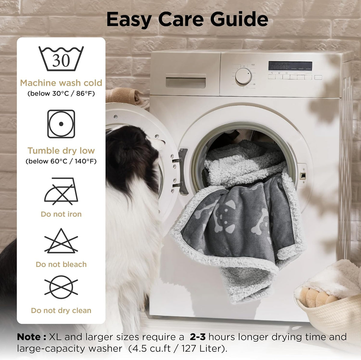 Waterproof Dog Blankets for Small Dogs Soft Cat Blanket Warm,25X35 | Washable Plush Sherpa Fleece Puppy Blanket for Couch Protector, Reversible Cozy Calming Throw for Pet Indoor,Grey