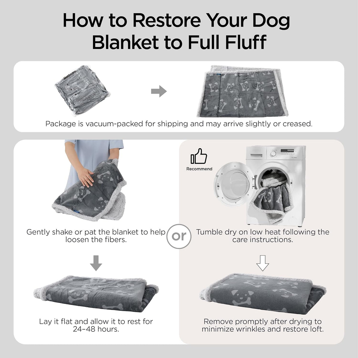 Waterproof Dog Blankets for Small Dogs Soft Cat Blanket Warm,25X35 | Washable Plush Sherpa Fleece Puppy Blanket for Couch Protector, Reversible Cozy Calming Throw for Pet Indoor,Grey