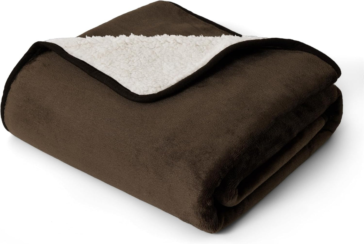 Waterproof Dog Blankets for Small Dogs Soft Cat Blanket Warm,25X35 | Washable Plush Sherpa Fleece Puppy Blanket for Couch Protector, Reversible Cozy Calming Throw for Pet Indoor,Grey