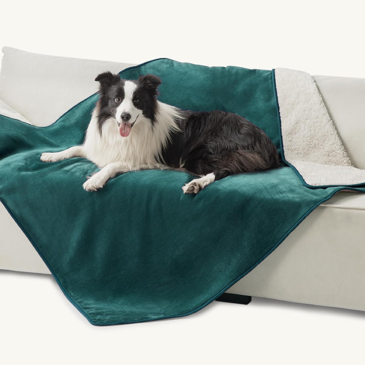 Waterproof Dog Blankets for Small Dogs Soft Cat Blanket Warm,25X35 | Washable Plush Sherpa Fleece Puppy Blanket for Couch Protector, Reversible Cozy Calming Throw for Pet Indoor,Grey