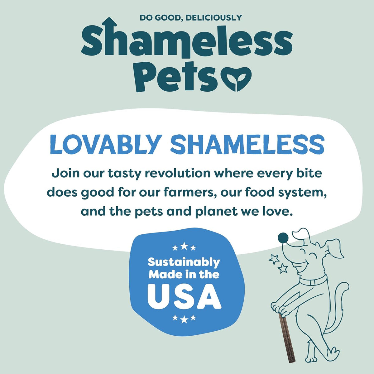 Blueberry & Mint Dental Chews for Dogs, 8 Chews