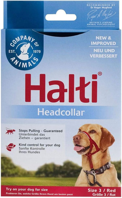 Headcollar | Size 3, Black | Training Collar for Medium Dogs