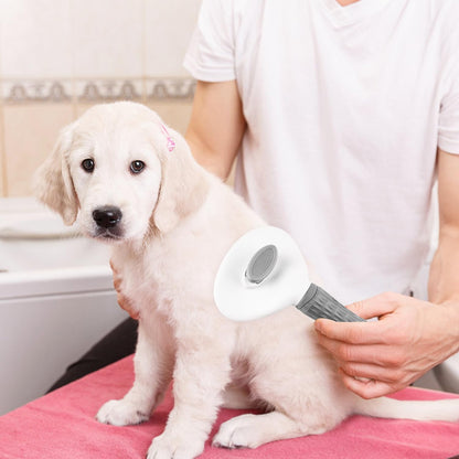 Self Cleaning Slicker Brush, Dog Cat Bunny Pet Grooming Shedding Brush - Easy to Remove Loose Undercoat, Pet Massaging Tool Suitable for Pets with Long or Short Hair