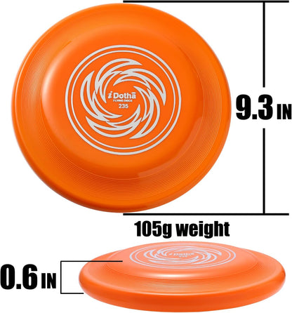Sports Flying Disc - Compeition Flying Discs for Beach, Backyard, Lawn, Park, Camping and More - Great for All Ages Outdoor Flying Disc Training