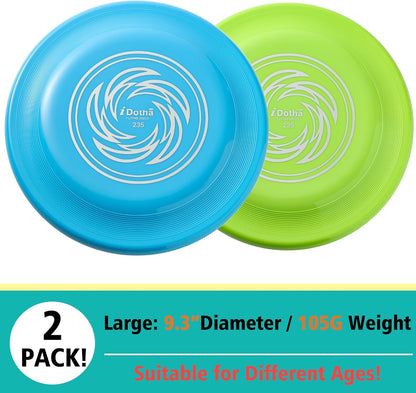 Sports Flying Disc - Compeition Flying Discs for Beach, Backyard, Lawn, Park, Camping and More - Great for All Ages Outdoor Flying Disc Training