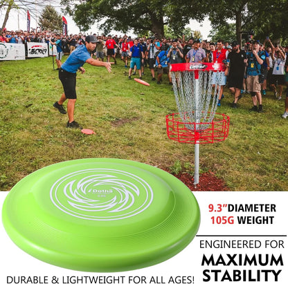 Sports Flying Disc - Compeition Flying Discs for Beach, Backyard, Lawn, Park, Camping and More - Great for All Ages Outdoor Flying Disc Training