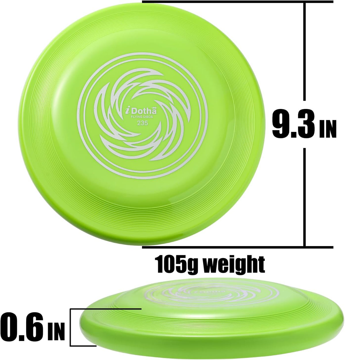 Sports Flying Disc - Compeition Flying Discs for Beach, Backyard, Lawn, Park, Camping and More - Great for All Ages Outdoor Flying Disc Training