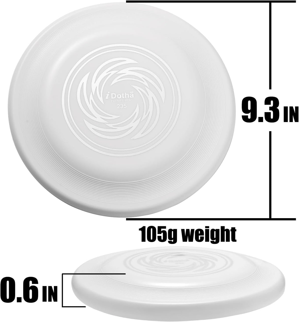 Sports Flying Disc - Compeition Flying Discs for Beach, Backyard, Lawn, Park, Camping and More - Great for All Ages Outdoor Flying Disc Training