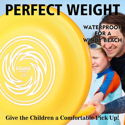 Sports Flying Disc - Compeition Flying Discs for Beach, Backyard, Lawn, Park, Camping and More - Great for All Ages Outdoor Flying Disc Training