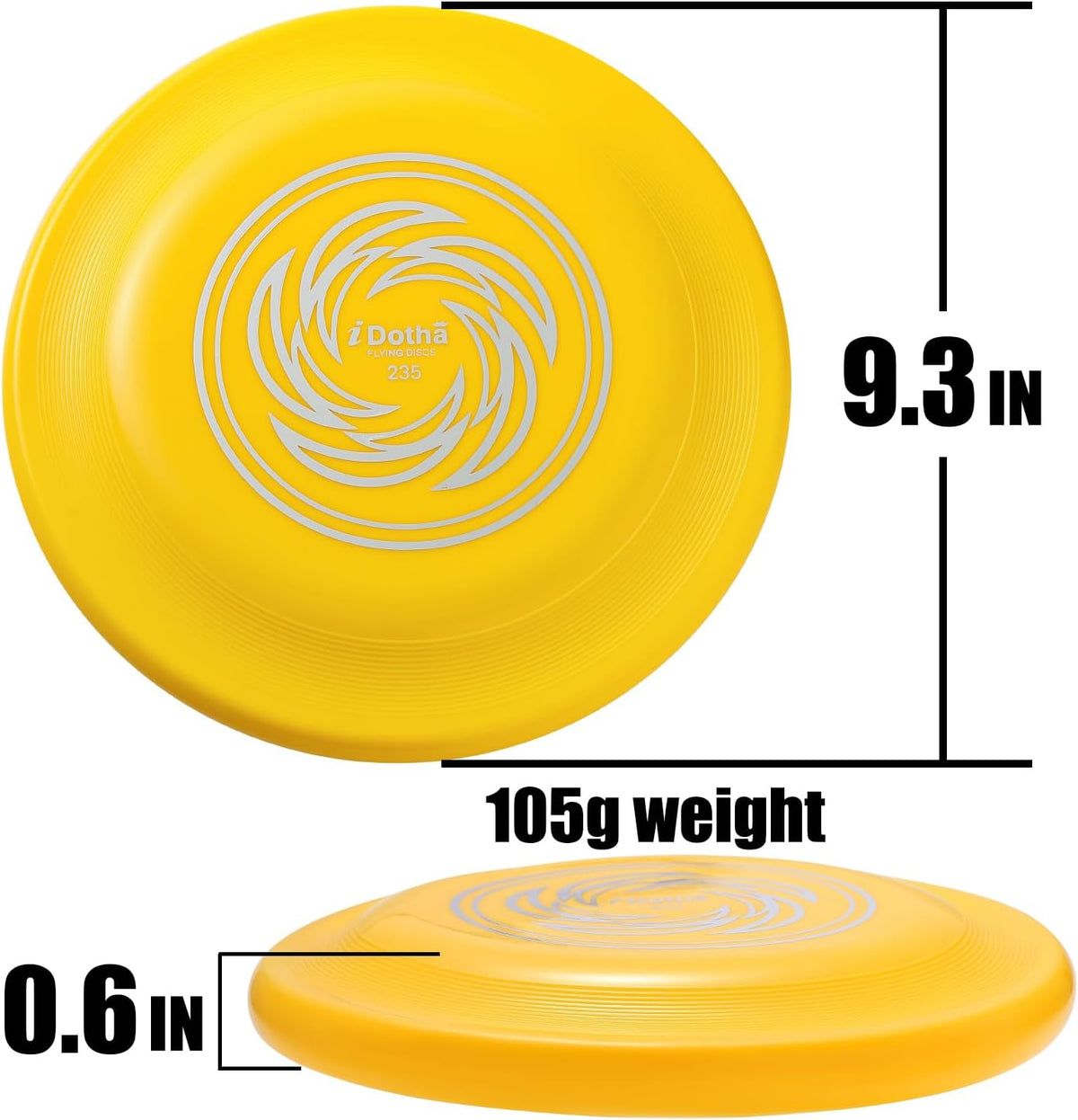 Sports Flying Disc - Compeition Flying Discs for Beach, Backyard, Lawn, Park, Camping and More - Great for All Ages Outdoor Flying Disc Training
