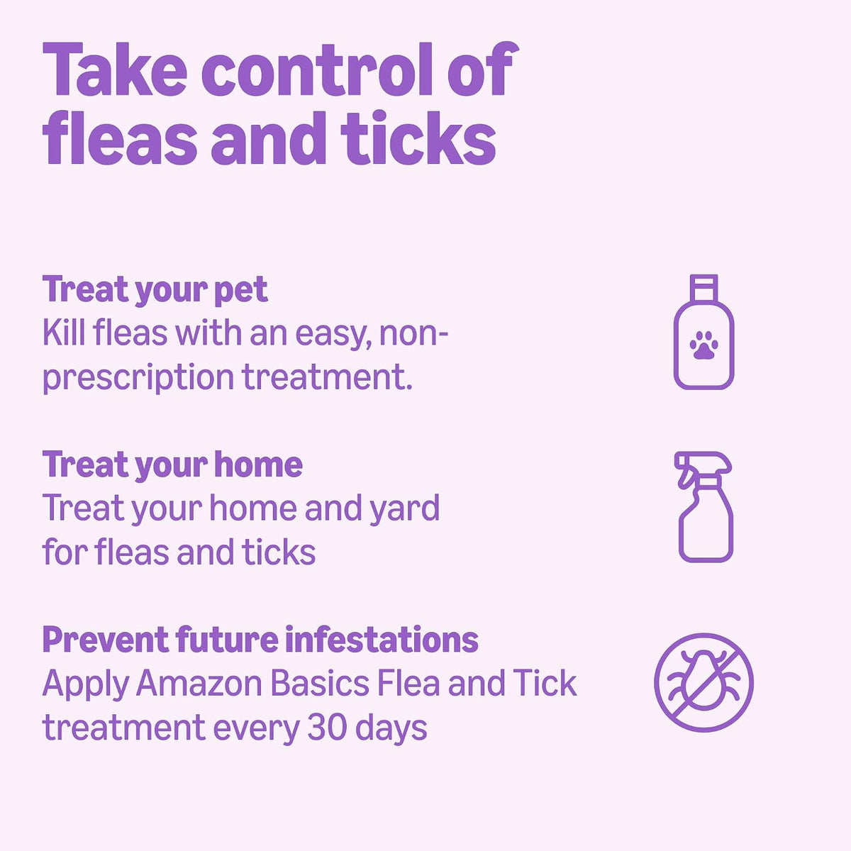 Flea and Tick Topical Treatment and Prevention for Large Dogs (45-88 lbs), Fast Acting and Long Lasting, Packaging May Vary