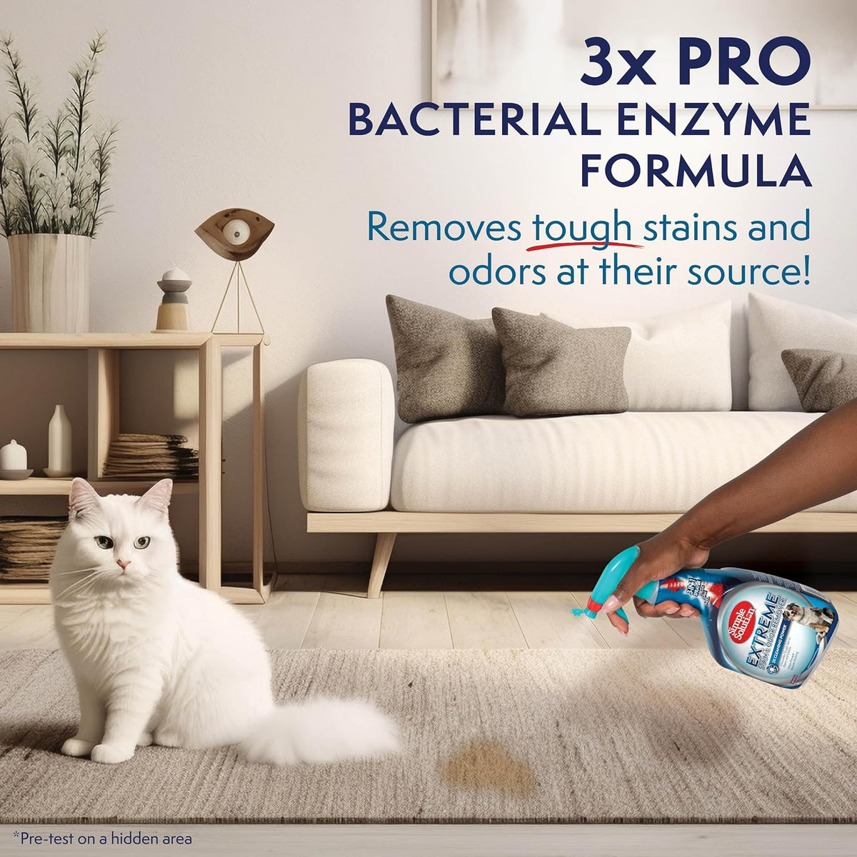 Extreme Stain & Odor Remover, Enzyme Stain Cleaner, 32oz