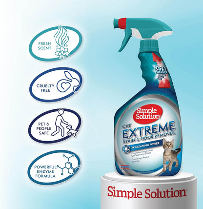 Extreme Stain & Odor Remover, Enzyme Stain Cleaner, 32oz