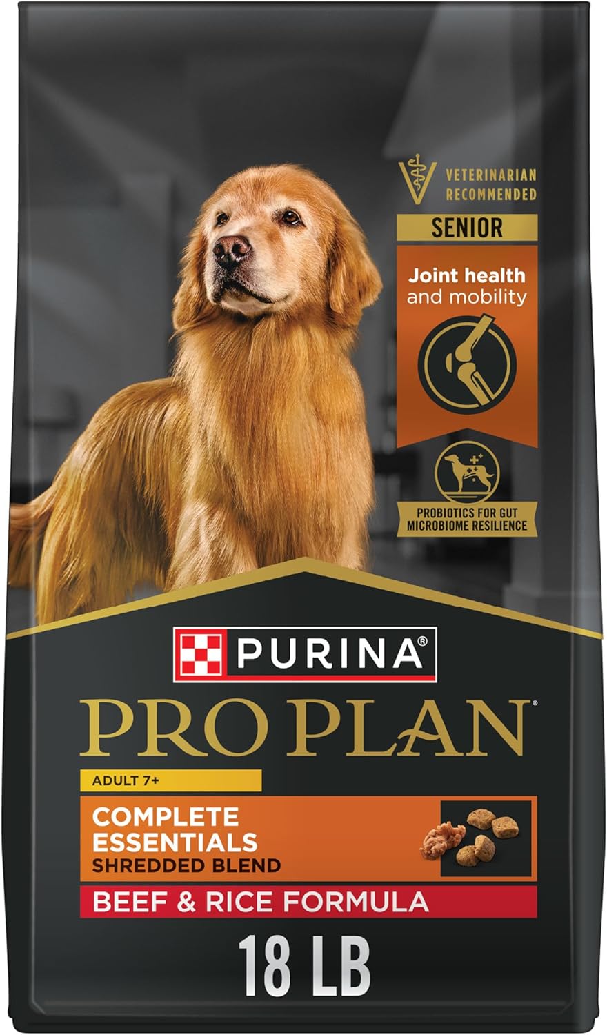 Adult 7 Plus Complete Essentials Senior Dry Dog Food, 34 lb