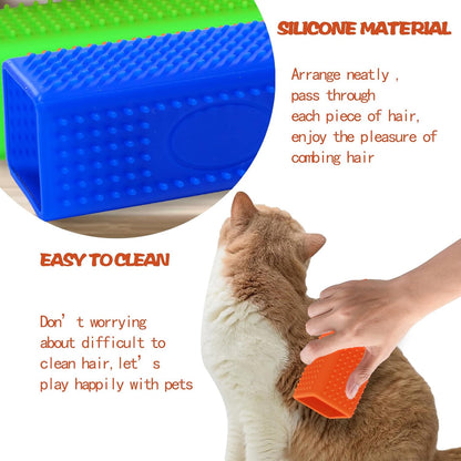 2pcs Pet Hair Remover, Car Carpet Cleaner for Dog & Cat Hair, Interior, Furniture, Sofa