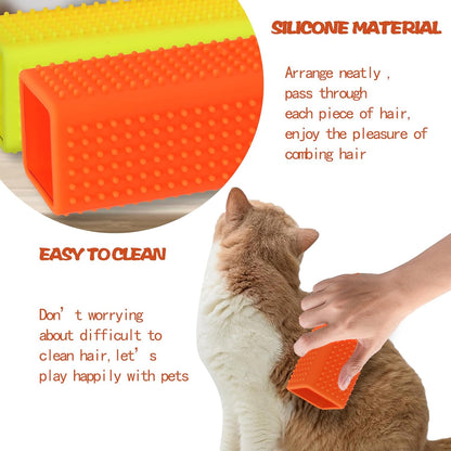 2pcs Pet Hair Remover, Car Carpet Cleaner for Dog & Cat Hair, Interior, Furniture, Sofa