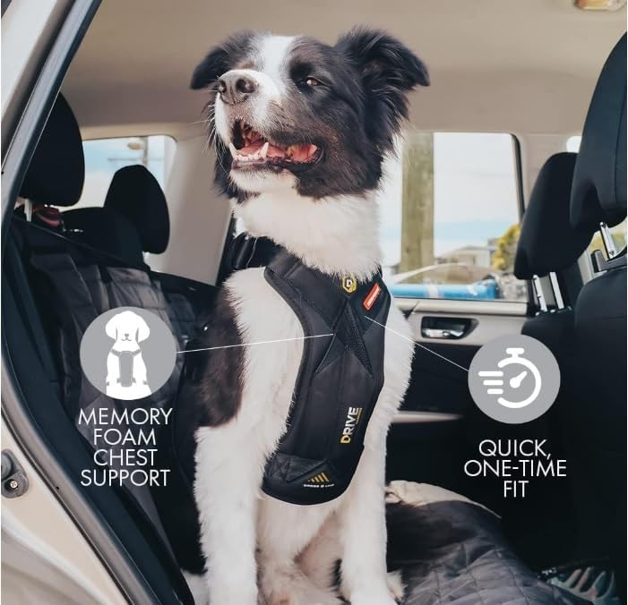 Drive Dog Car Harness, Crash Tested and Certified - Medium