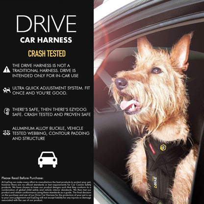 Drive Dog Car Harness, Crash Tested and Certified - Medium