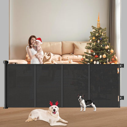 Retractable Baby Gates Extra Wide, 41" Tall Extends up to 71" Wide