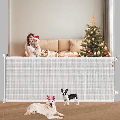 Retractable Baby Gates Extra Wide, 41" Tall Extends up to 71" Wide