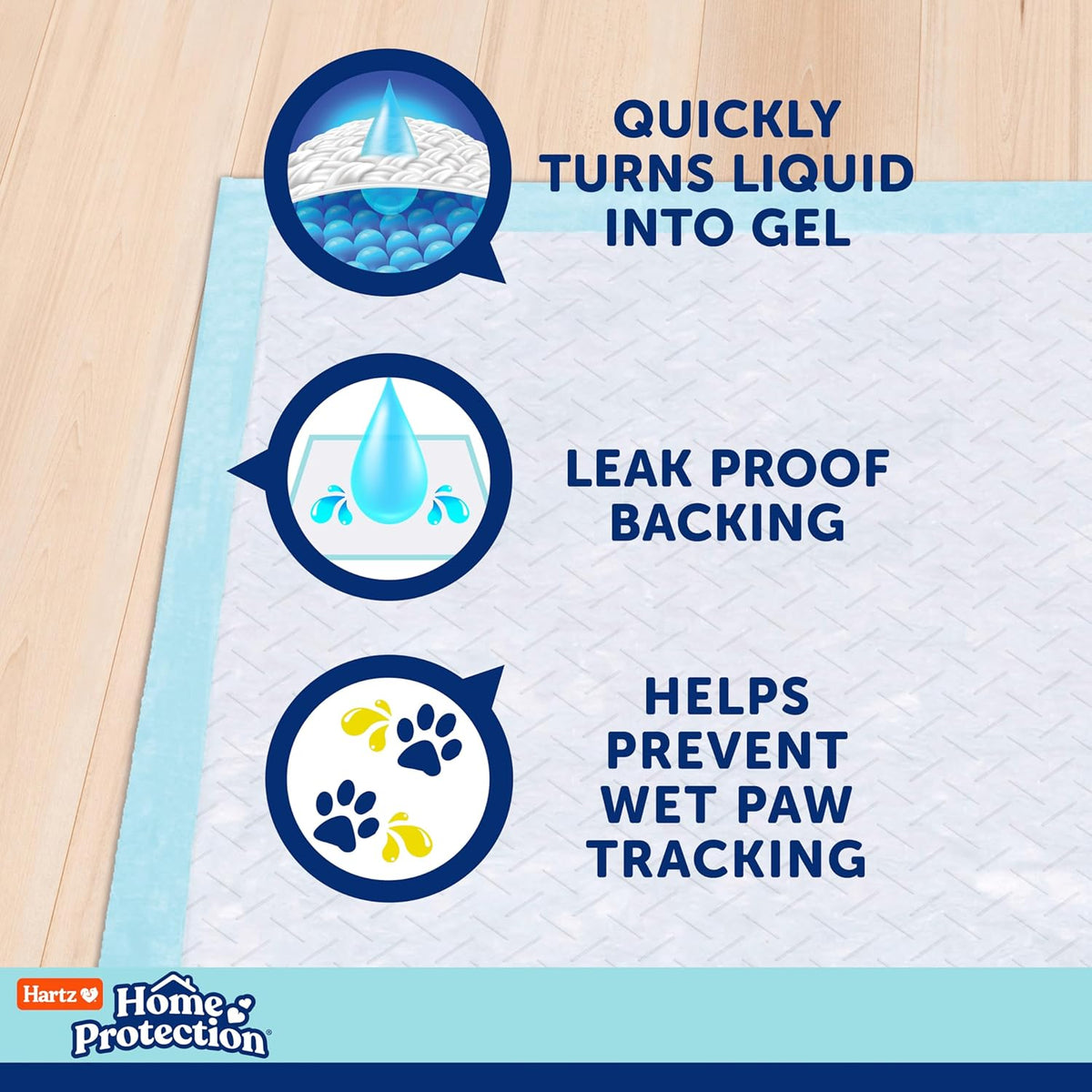 Home Protection Super Absorbent Odor Eliminating Mountain Fresh Scented No Leak Dog Pads, XXL